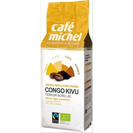 CAFE MOULU CONGO HAUT PLATEAU DU KIVU 250G