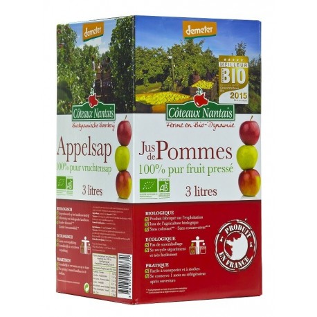 JUS POMME BIB 3L DEMETER