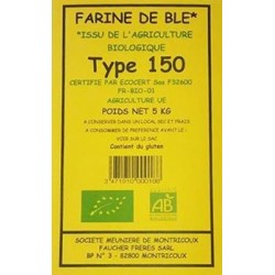 FARINE BLE T150 5KG MOULIN