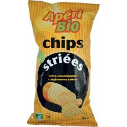 CHIPS STRIEES NATURE 125G APERI BIO