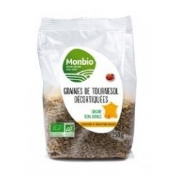 GRAINE DE TOURNESOL DECORTIQUEE MONBIO AB 250G