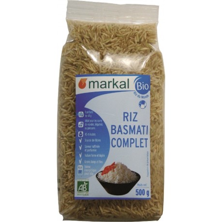 RIZ BASMATI COMPLET 500G