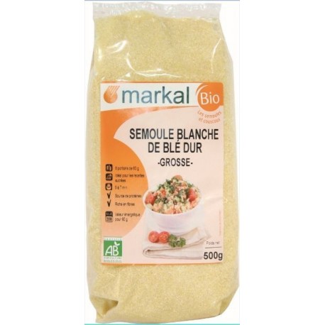 SEMOULE BLE GROSSE BLANCHE 500G