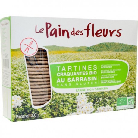 TARTINE SARRASIN 300G PAIN DES FLEURS SS GLUTEN