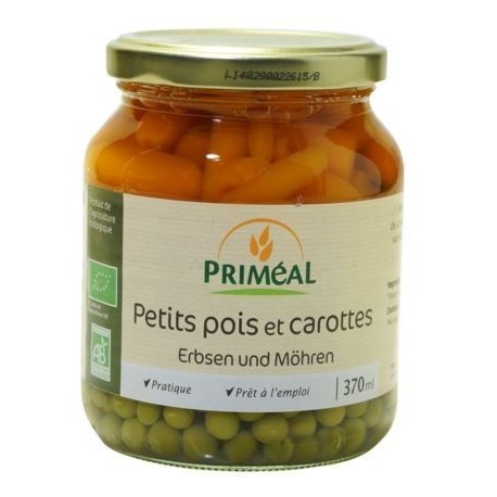 PETITS POIS CAROTTES 370ml