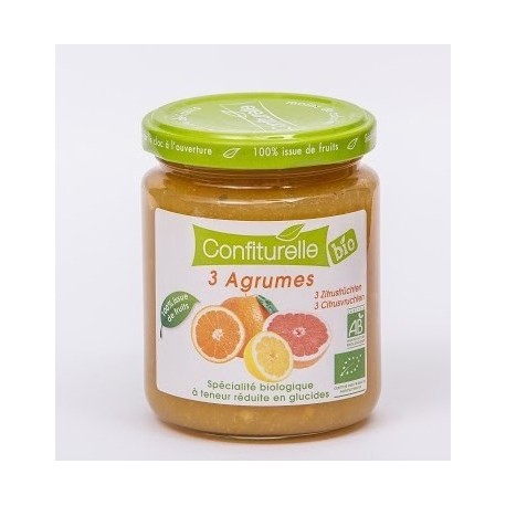 CONFITURE SS 3 AGRUMES 290G CONFIT PROVENCE