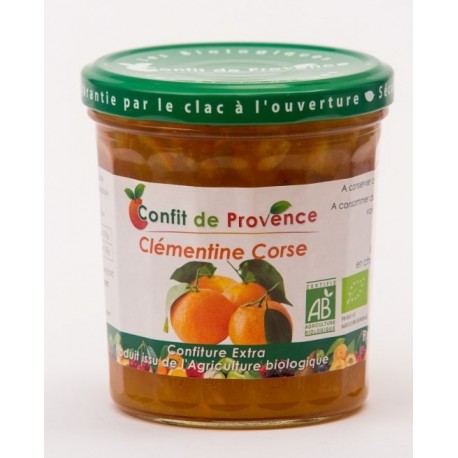 CONFITURE CLEMENTINES CORSE 370G CONFIT PROVENCE