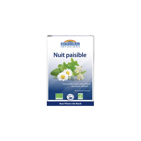 INFUSION NUIT PAISIBLE FLEURS BACH 20 SACHETS