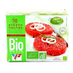 STEAK HACHE 15 % MG 10 X 100 G