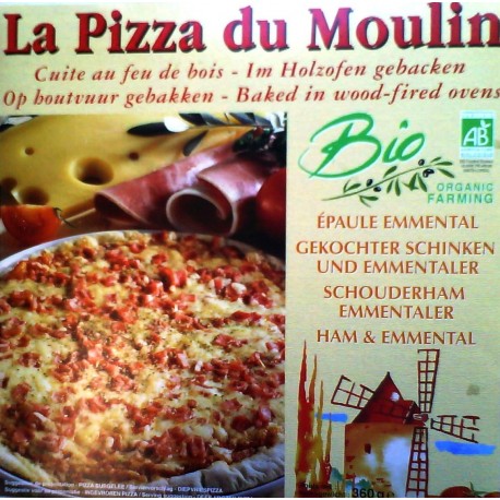 PIZZA JAMBON-FROMAGE EPAULE EM DU MOULIN