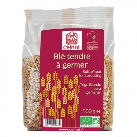 BLE TENDRE A GERMER 500G CELNAT