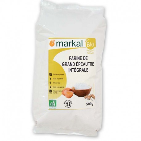 FARINE EPEAUTRE GRAND INTEGRALE 500G MARKAL