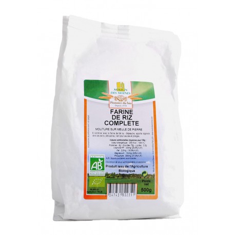 FARINE DE RIZ COMPLET 500G