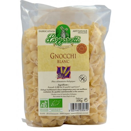 GNOCCHIS BLANCS 500G LAZZARETTI