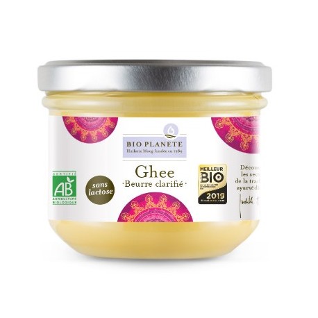 GHEE BEURRE CLARIFIE BIO PLANETE 180 G