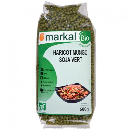 HARICOTS MUNGO 500G SOJA VERT