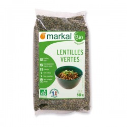 LENTILLES VERTES 500G VARIETE ANICIA