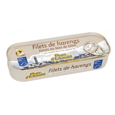 FILET HARENG* FUME AU BOIS DE HETRE CERTIFIE MSC 150G