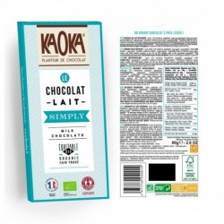 TABLETTE SIMPLY MILK LAIT 32% 80G