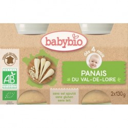 POT BEBE PANAIS 2X130G 4 MOIS BABYBIO