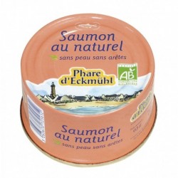 SAUMON BIO AU NATUREL 132G