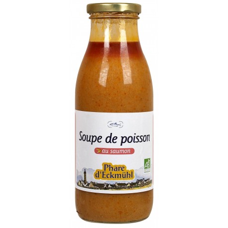 SOUPE DE  POISSON  AU SAUMON 500G