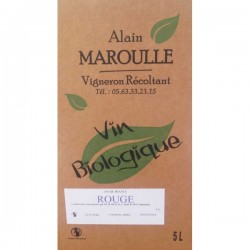 VIN ROUGE 5 L BIB MAROULLE VIGNERON RECOLTANT