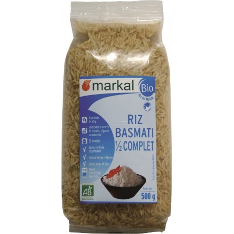 RIZ BASMATI 1/2 COMPLET 500G