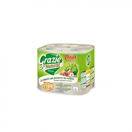 PAPIER TOILETTE 8 MAXI ROULEAUX 100% ECOLOGIQUE