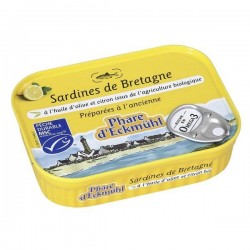 SARDINES* HUILE OLIVE CITRON 135G MSC