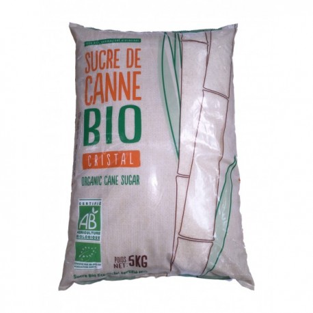 SUCRE CANNE MI-BLANC BRESIL 5KG BIO