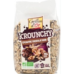 KROUNCHY EPEAUTRE CHOCOLAT NOIR 500G