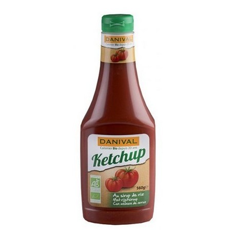 KETCHUP SOUPLE SIROP RIZ 560G SANS SUCRE