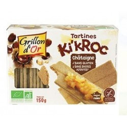 TARTINES KI KROC CHATAIGNE 150G GRILLON AB