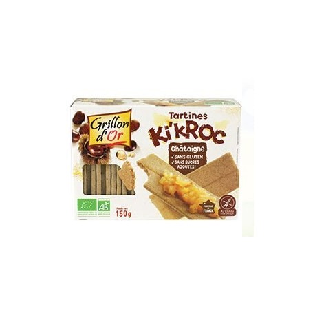 TARTINES KI KROC CHATAIGNE 150G GRILLON AB