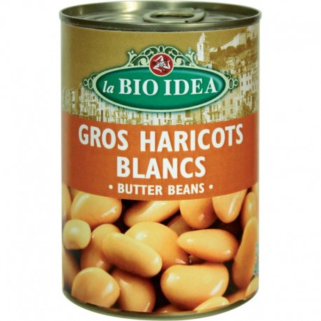 HARICOTS BLANCS GROS 400G BOITE BIO IDEA