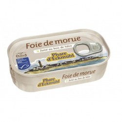 FOIE DE MORUE* FUME AU BOIS DE HETRE CERTIFIE MSC 121G