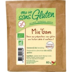 MIX\'GOM 60G CERTIFIE BIO SANS GLUTEN REMPLA.GOMME GUAR