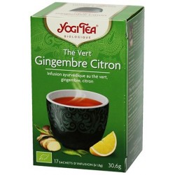 YOGI TEA THE VERT GINGEMBRE CITRON