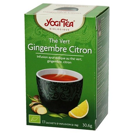 YOGI TEA THE VERT GINGEMBRE CITRON