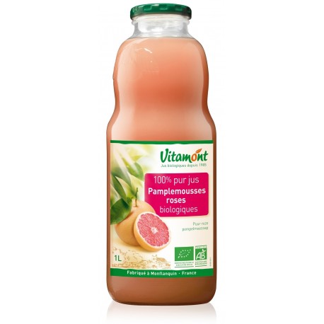 PUR JUS DE PAMPLEMOUSSE ROSE 1L